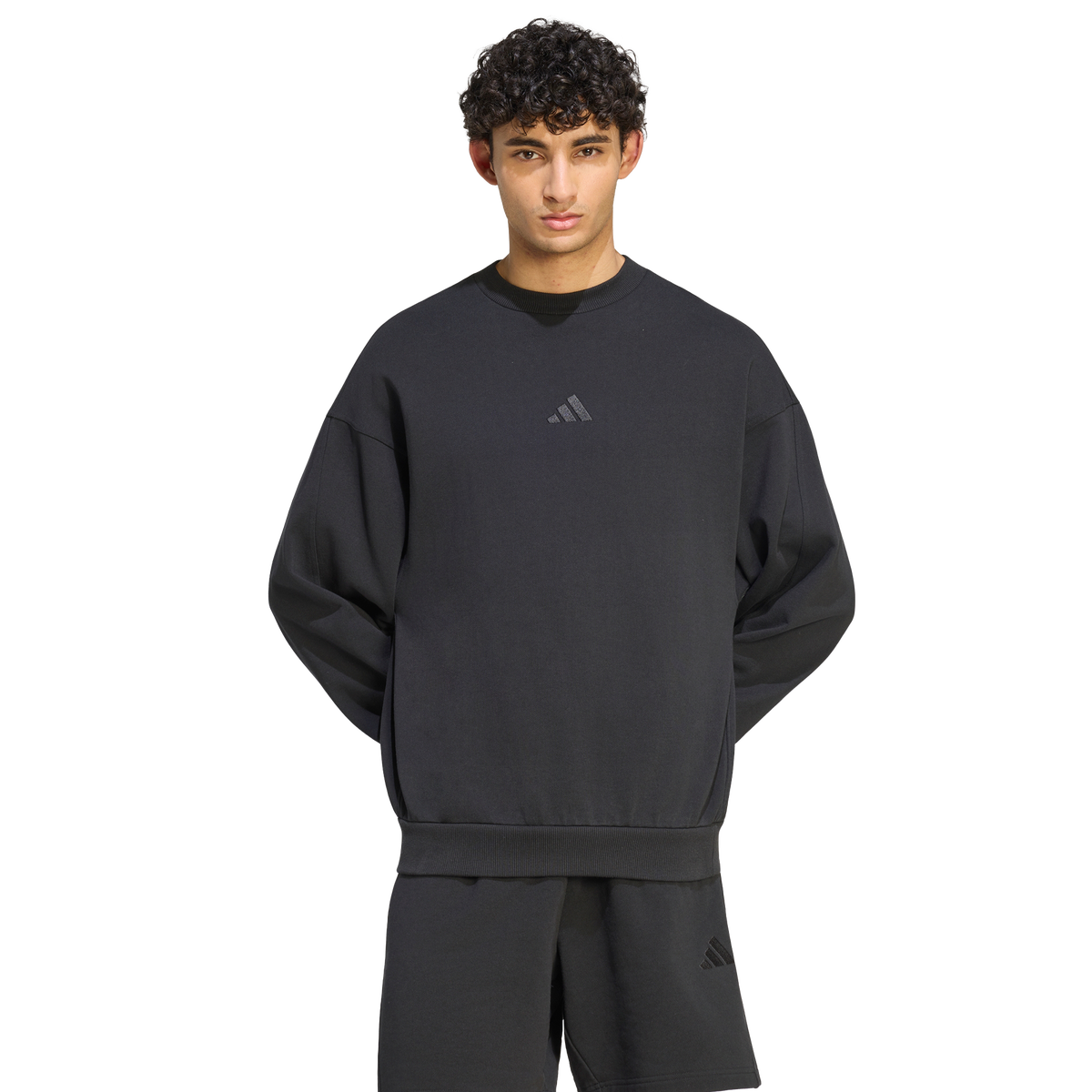 adidas Kit Small Logo Men's Sweatshirt - Black