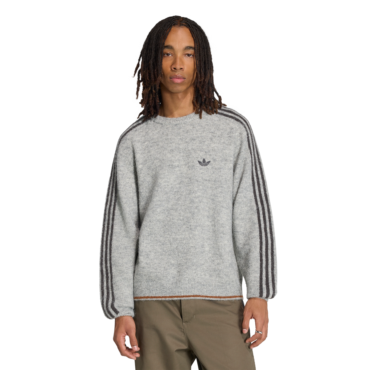 adidas 3 stripes Men's Sweatshirt - Grey
