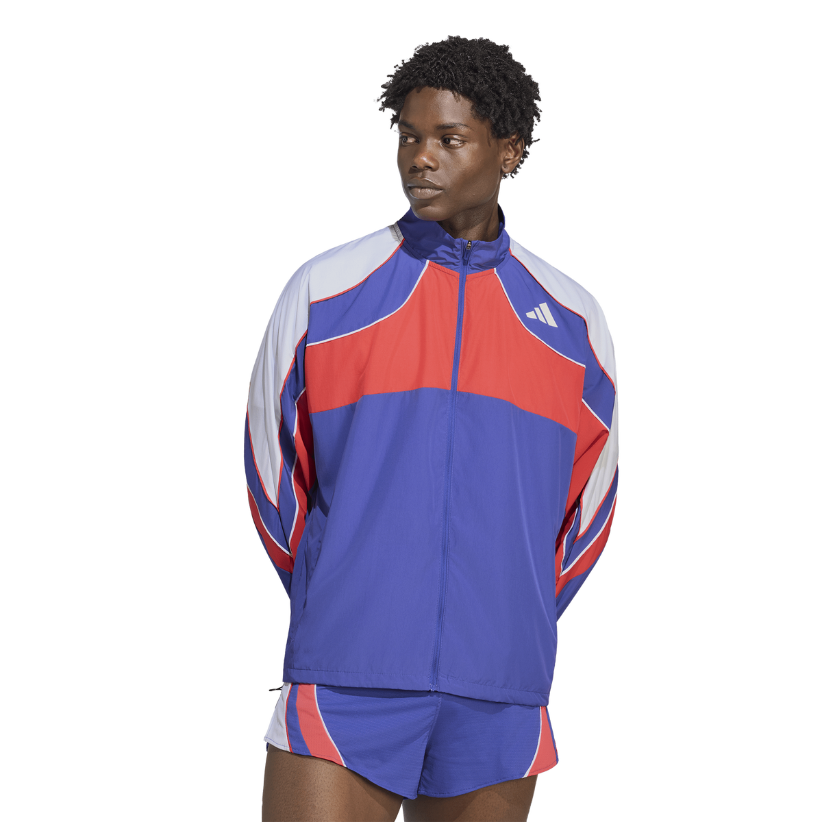 adidas adizero Archive Men's Jacket - Blue/Red