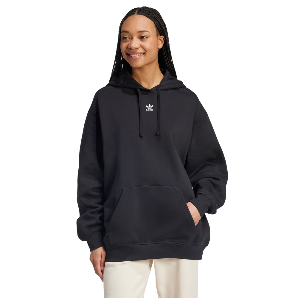 adidas Fleece Women's Hoodie - Black (2)