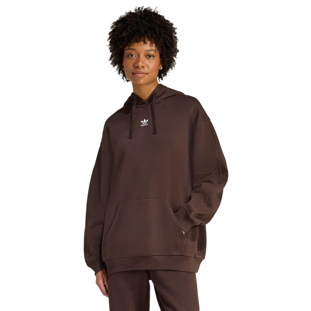 adidas Fleece Women's Hoodie - Brown