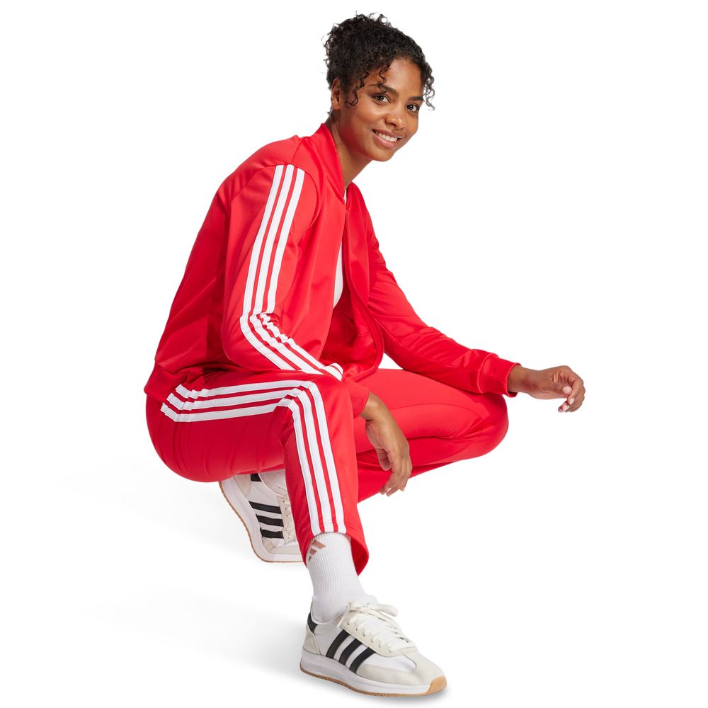 adidas Essentials 3Stripes Dayready Women's Tracksuit - Red