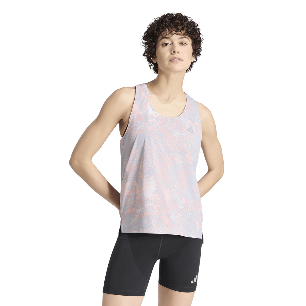 adidas Adi365 Animal Print Iconic Women's Tank Top - Grey