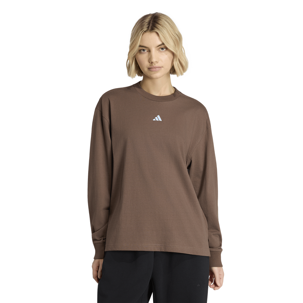 adidas 3-stripes Women's T-Shirt - Brown