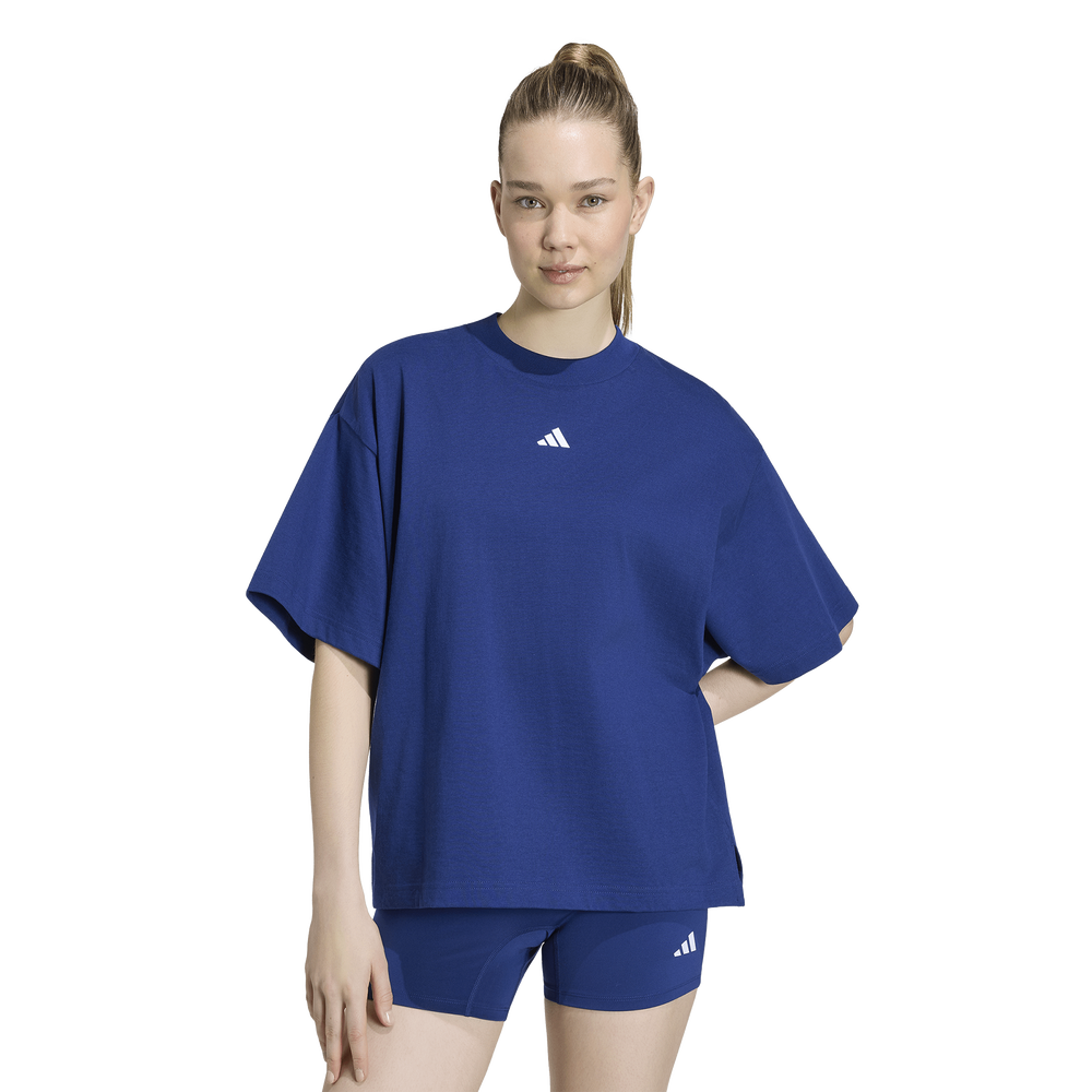 adidas 3-stripes Studio Women's T-Shirt - Blue