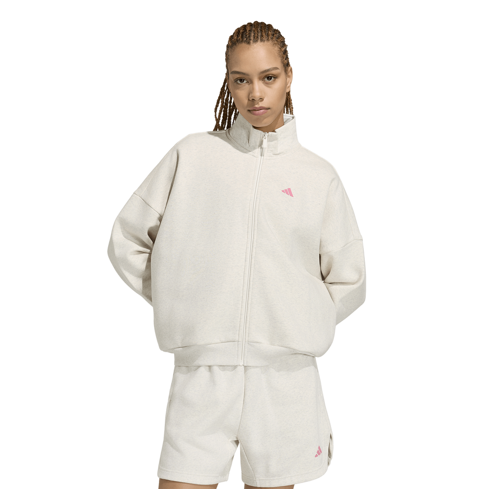 adidas 3 Stripes Women's Track Top - White