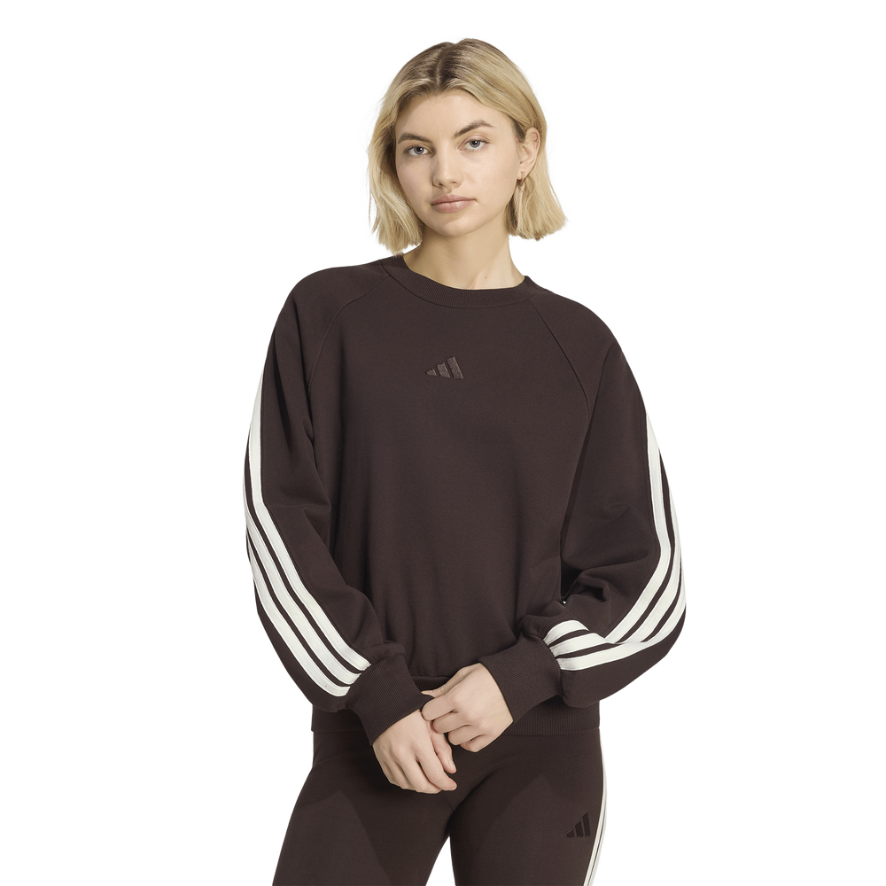 adidas Kit 3-stripes Women's Sweatshirt - Brown