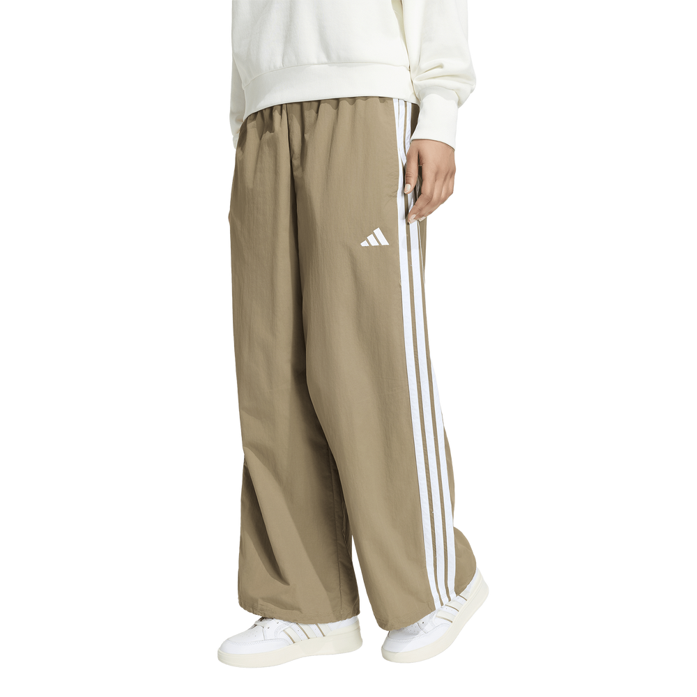 adidas Iconic Woven Wide Leg Track Women's Track Pants - Beige
