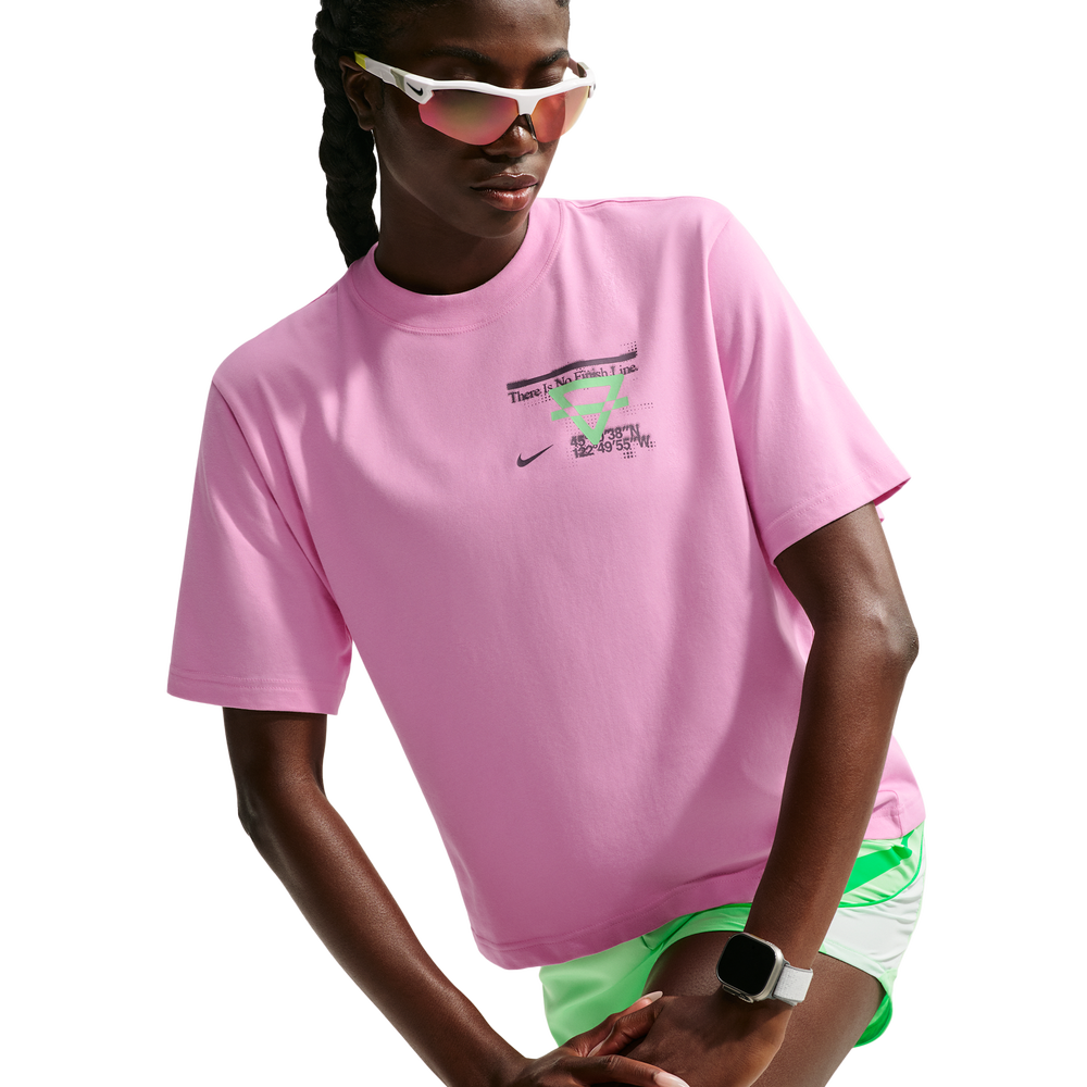 Nike Dri-FIT Swift Women's Running T-Shirt - Pink