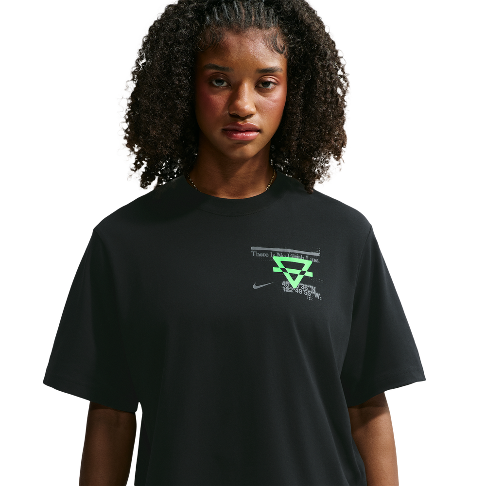 Nike Dri-FIT Swift Women's Running T-Shirt - Black (2)