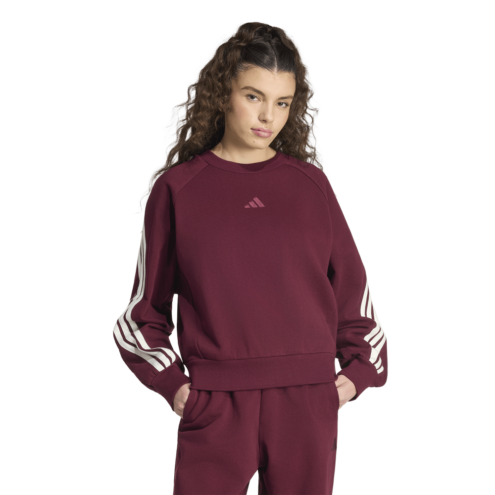 adidas Kit 3-stripes Women's Sweatshirt - Red