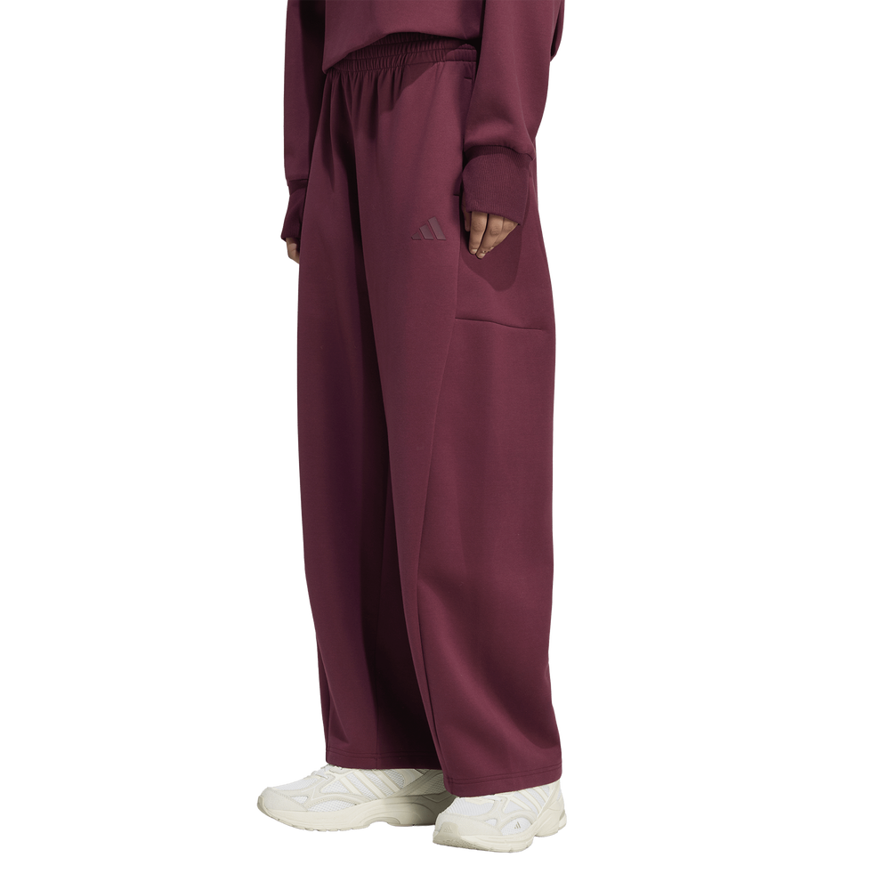 adidas Soft Lux Winter Knit Barrel Women's Joggers - Red