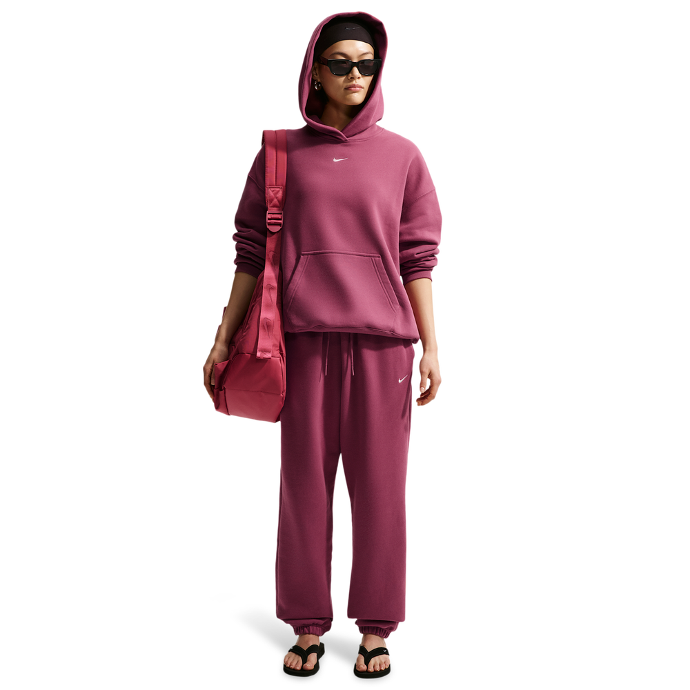 Nike Studio Fleece Women's Trousers - Mauve