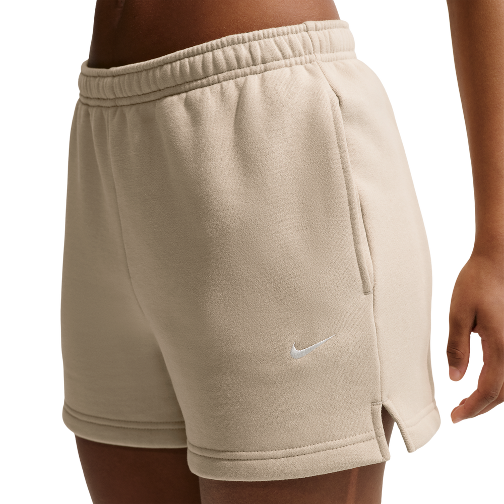 Nike Fleece Women's Shorts - White
