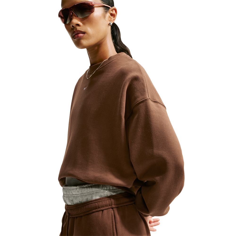 Nike Studio Fleece Women's Track Top - Brown