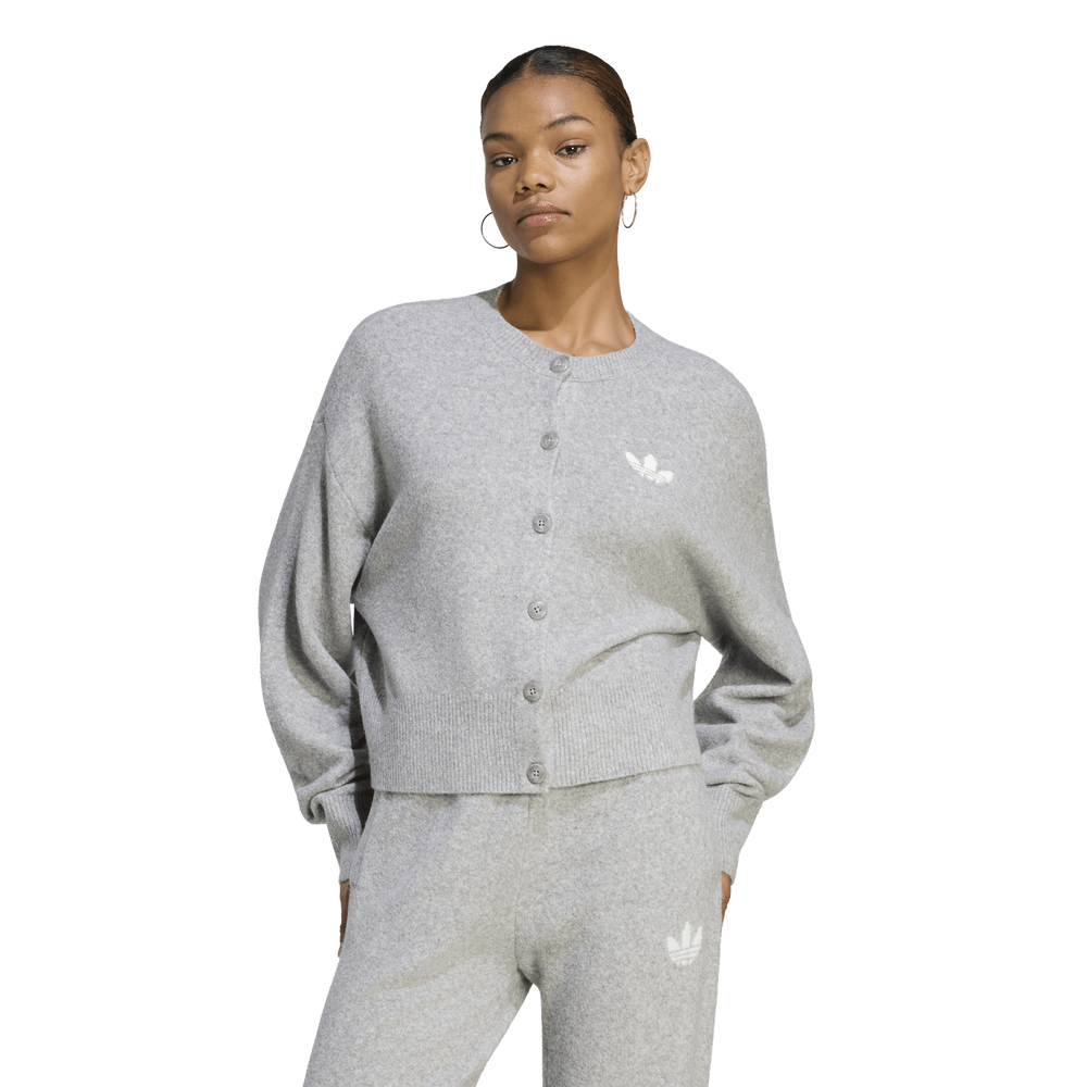 adidas Essentials Knit Women's T-Shirt - Grey