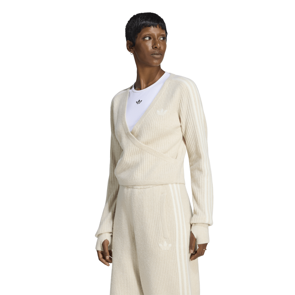 adidas Originals By Jennie Knitted Cardigan Women's Sweatshirt - Beige