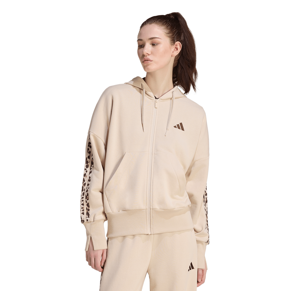 adidas Essentials Animal Print Track Women's Track Top - White
