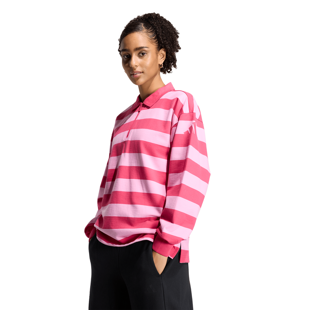 adidas Terry Women's Polo Shirt - Pink