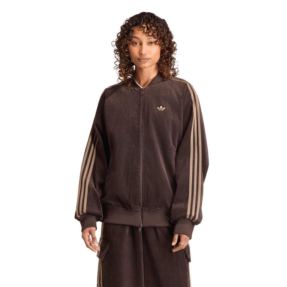 adidas Corduroy Sst Oversized Track Women's Tracksuit - Brown