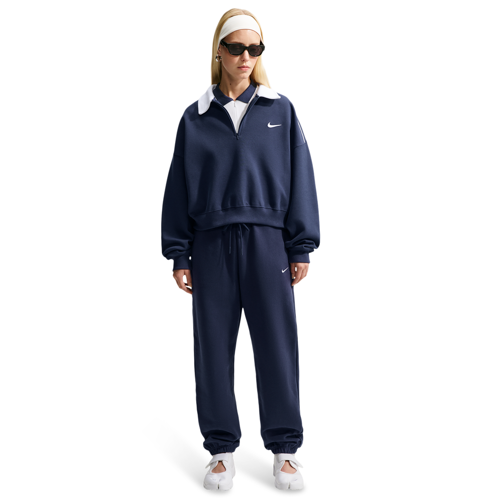Nike Studio Fleece Women's Trousers - Blue
