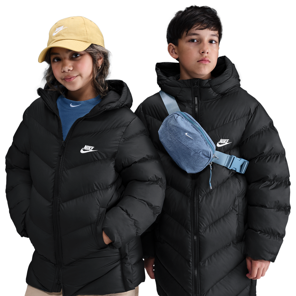 Nike Junior Adp Puffer Mid Thigh Jacket - Black