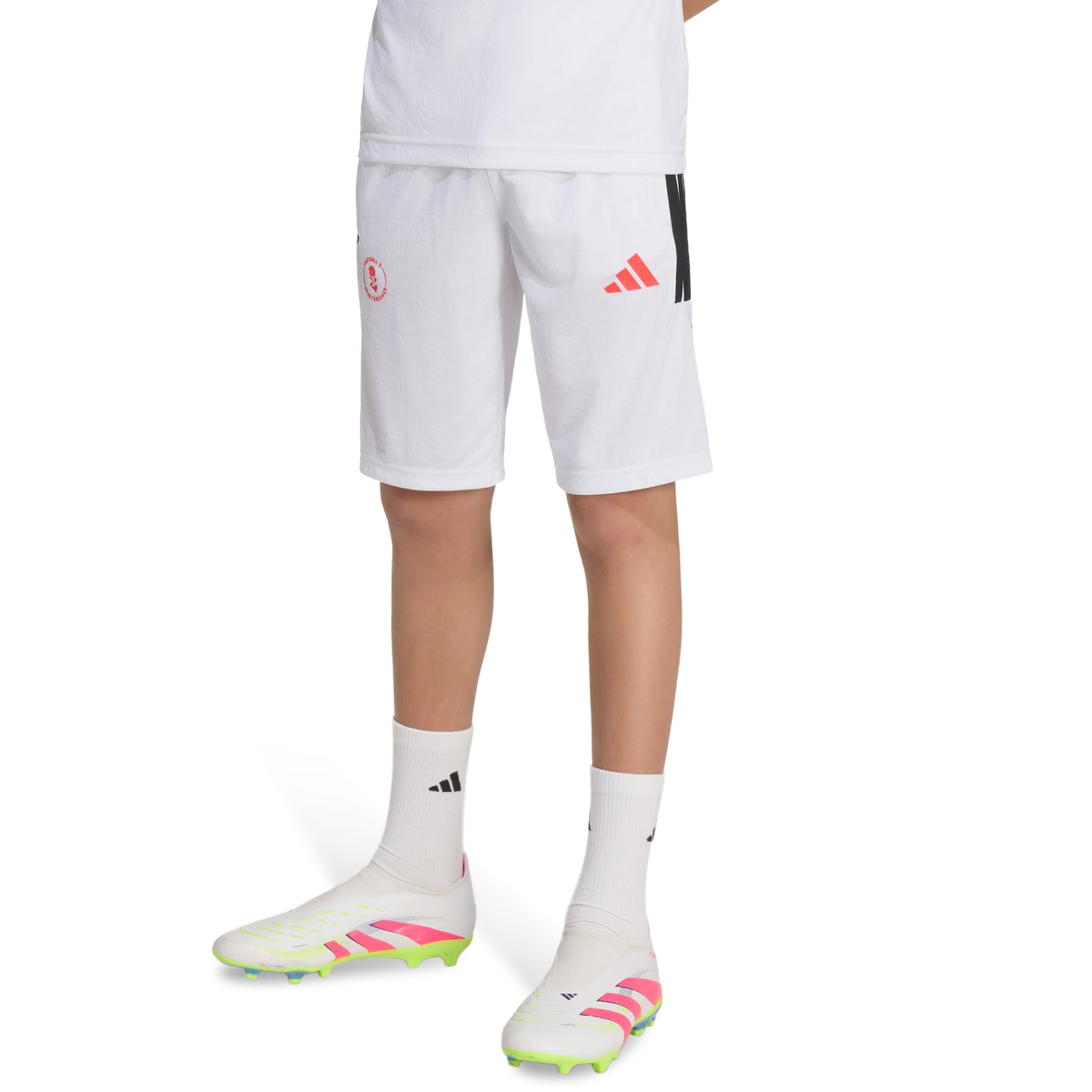 adidas Junior Lamine Yamal Training Shorts - White