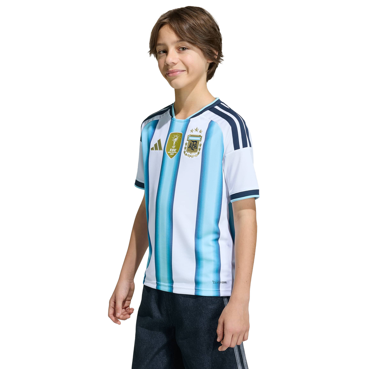 adidas Junior Argentina T-Shirt - White