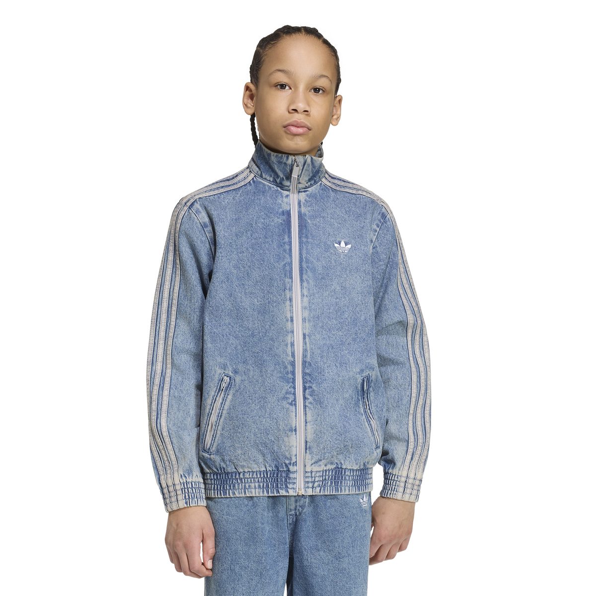 adidas Junior Firebird Jacket - Blue (KR6530)