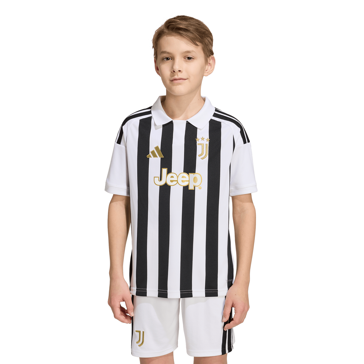 adidas Junior Juventus T-Shirt - White (KB8836)