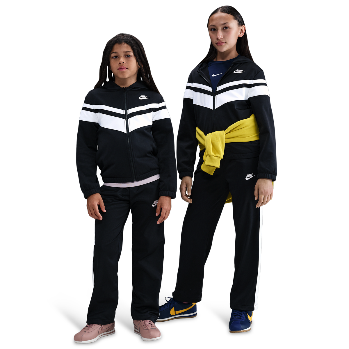 Nike Junior Dri-fit Hooded Tracksuit - Black
