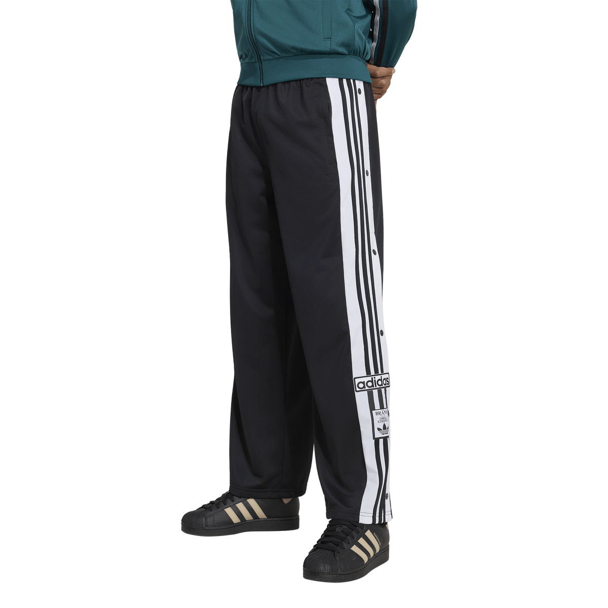 adidas Junior Adibreak Loose Tracksuit Bottoms Joggers - Black