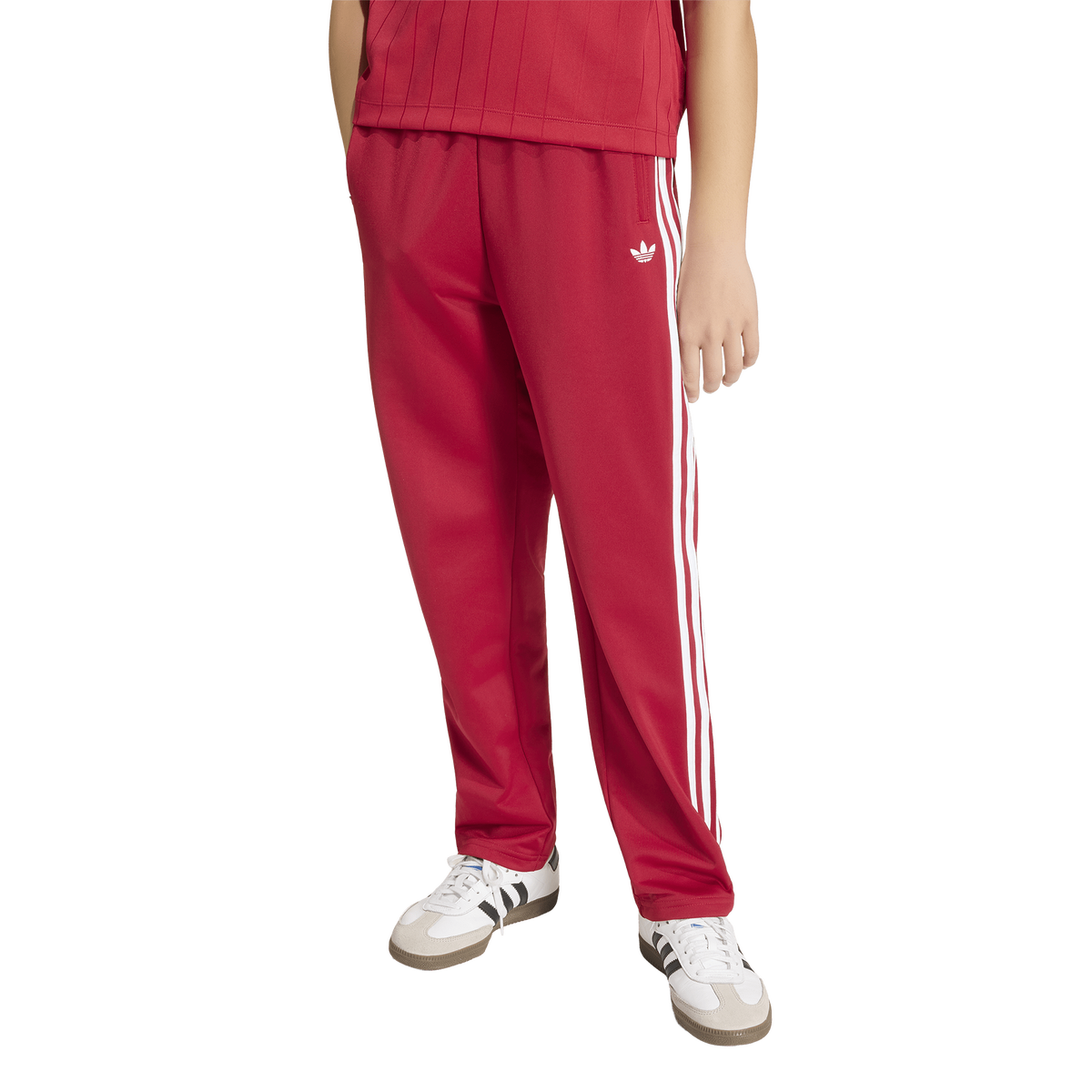 adidas Junior Firebird Joggers - Red