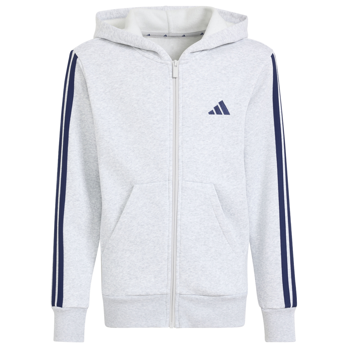 adidas Junior Essentials Full-zip Hoodie - Grey