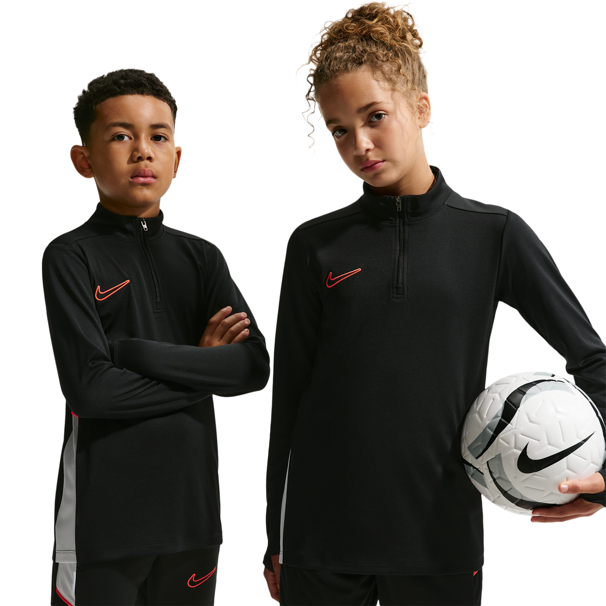 Nike Junior Academy Dri-fit Long-sleeve 1/4-zip Top - Black