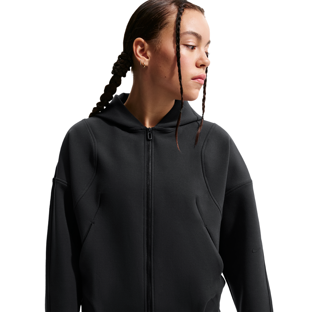 Nike Junior Mavn Therma-fit Knit Full-zip Hoodie - Black