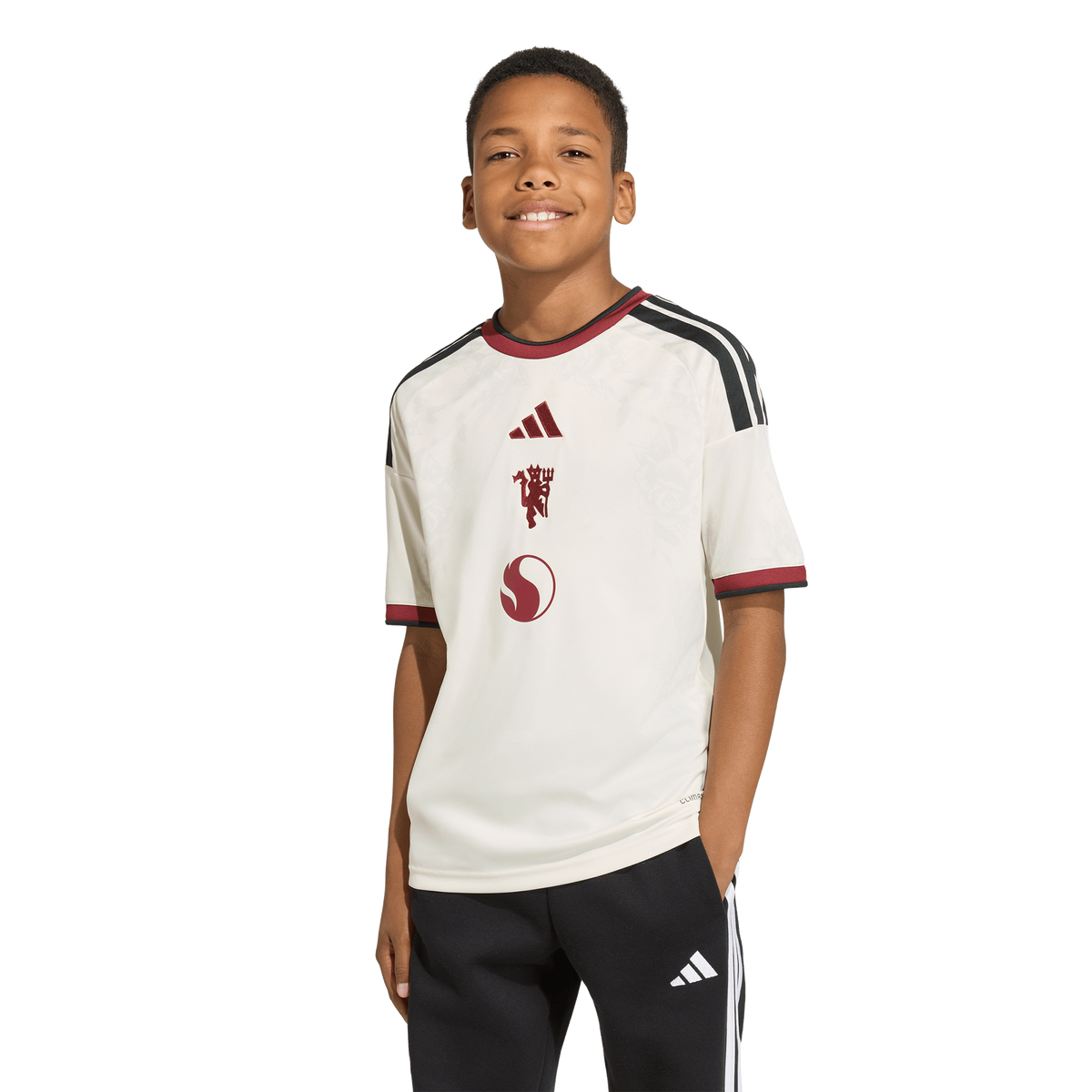 adidas Junior Manchester United 26/27 Third Jersey - Beige