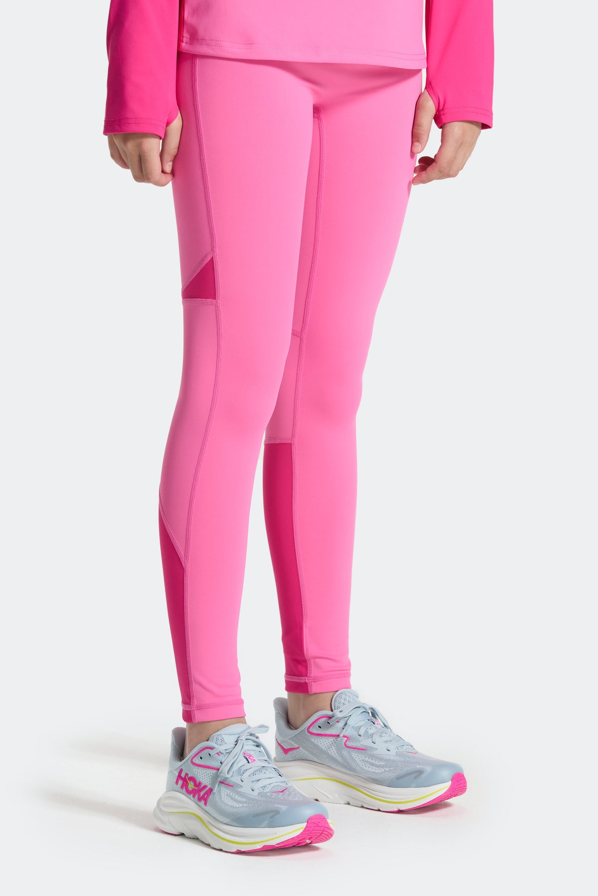 Montirex Girls' Dash Legging - Peony Pink Cerise