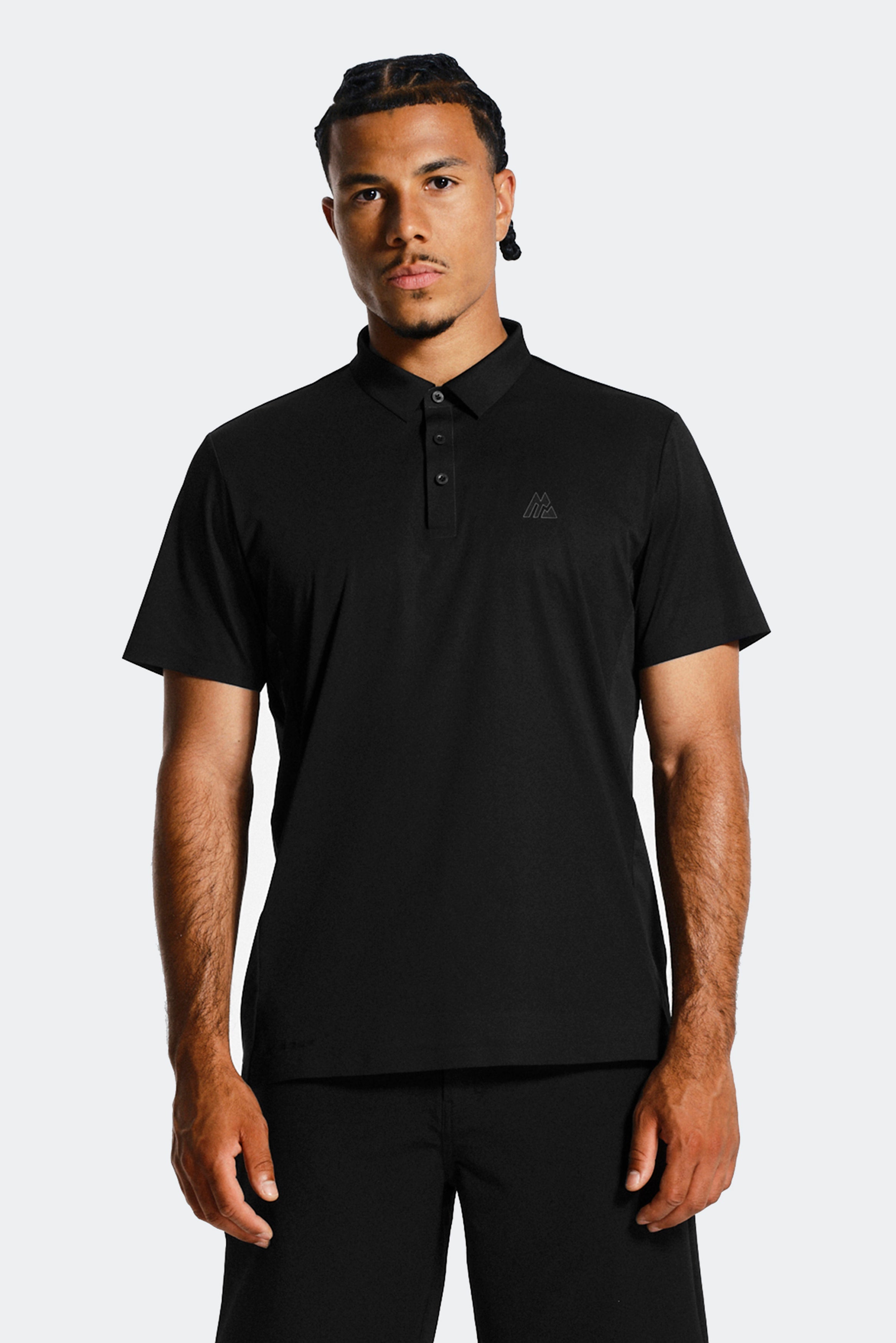 Montirex Golf Polo Black, Onyx