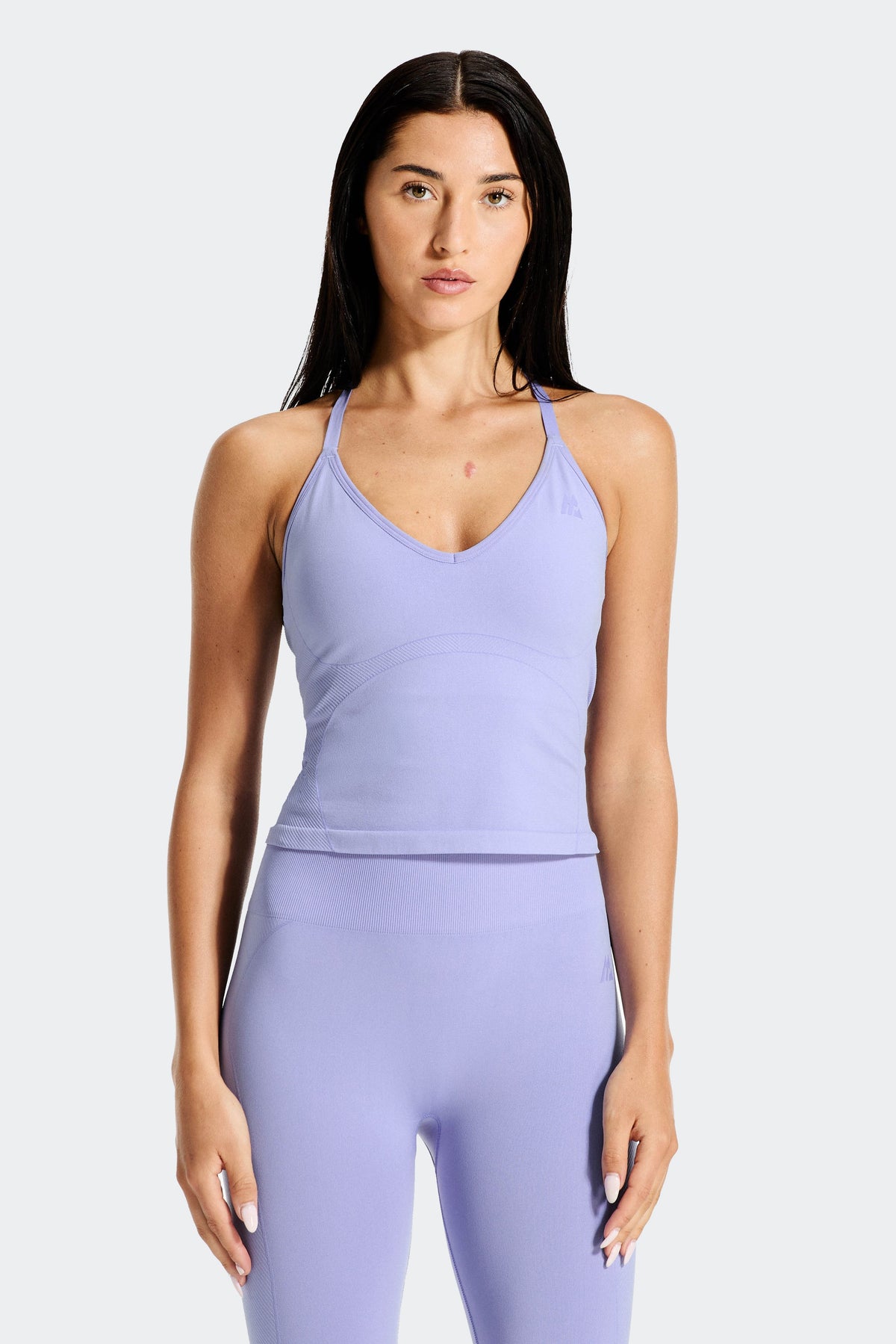 Montirex Women's Muse Seamless Halter Neck Tank - Purple