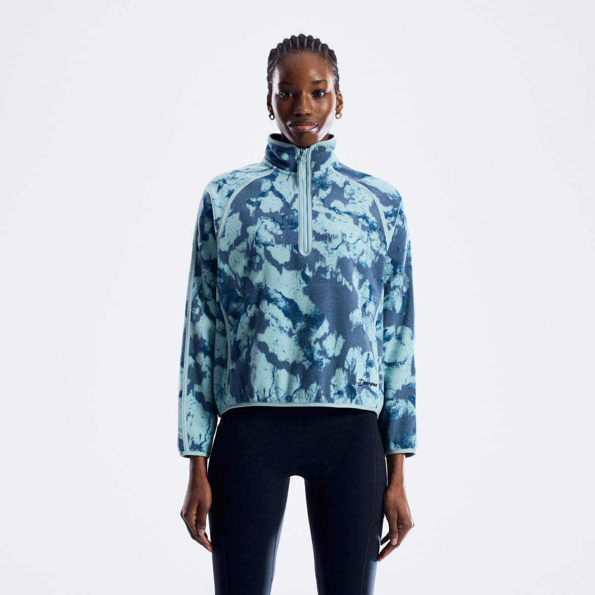 Berghaus Bamburgh Half Zip Fleece Women's Jacket - Blue/Grey