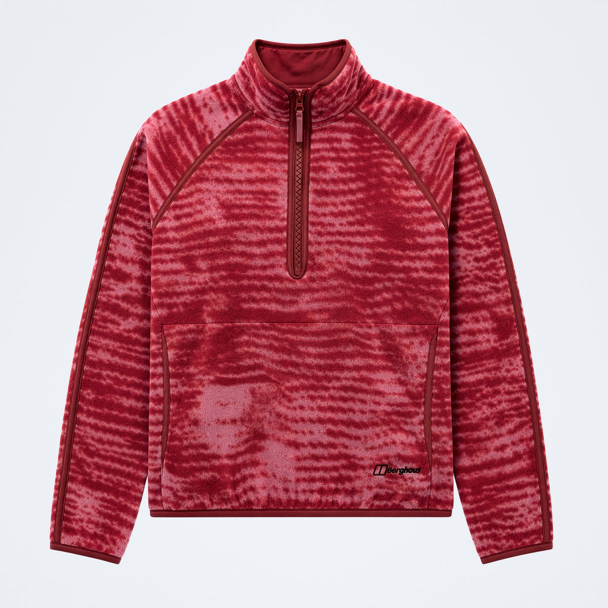 Berghaus Bamburgh Half Zip Fleece Women's Jacket - Provence/Red Fury