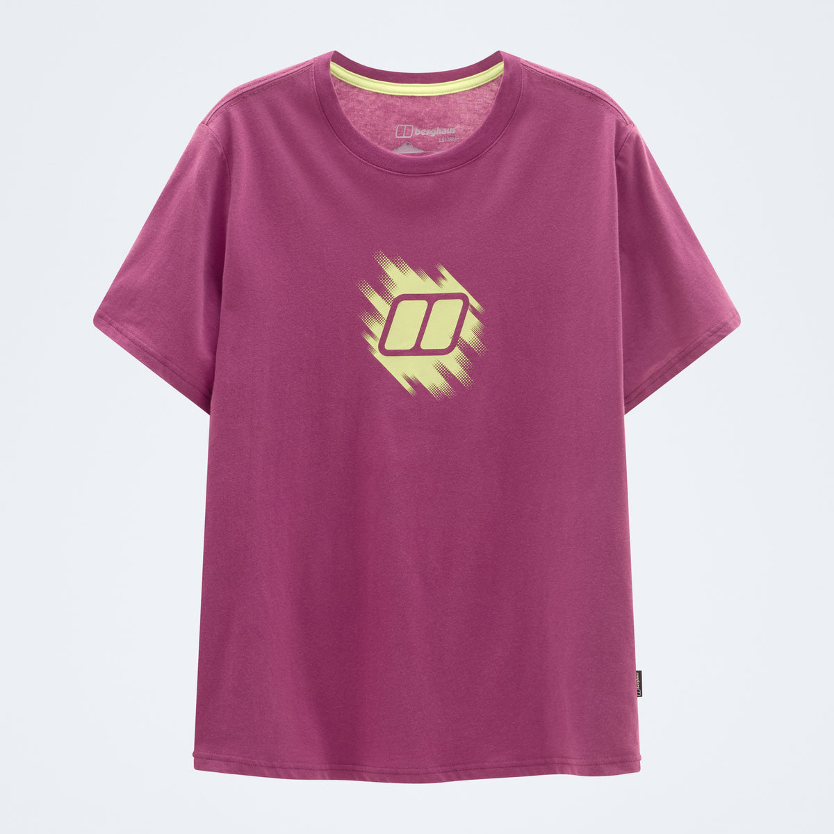 Berghaus Sketched Blocks Essential Women's T-Shirt - Purple