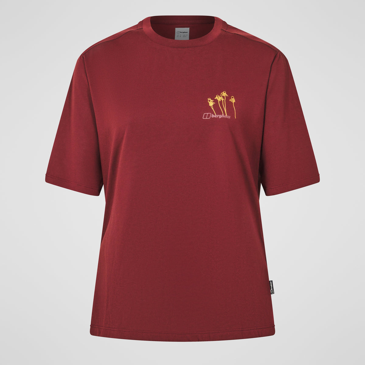 Berghaus Coneflower Short Sleeves Women's T-Shirt - Red