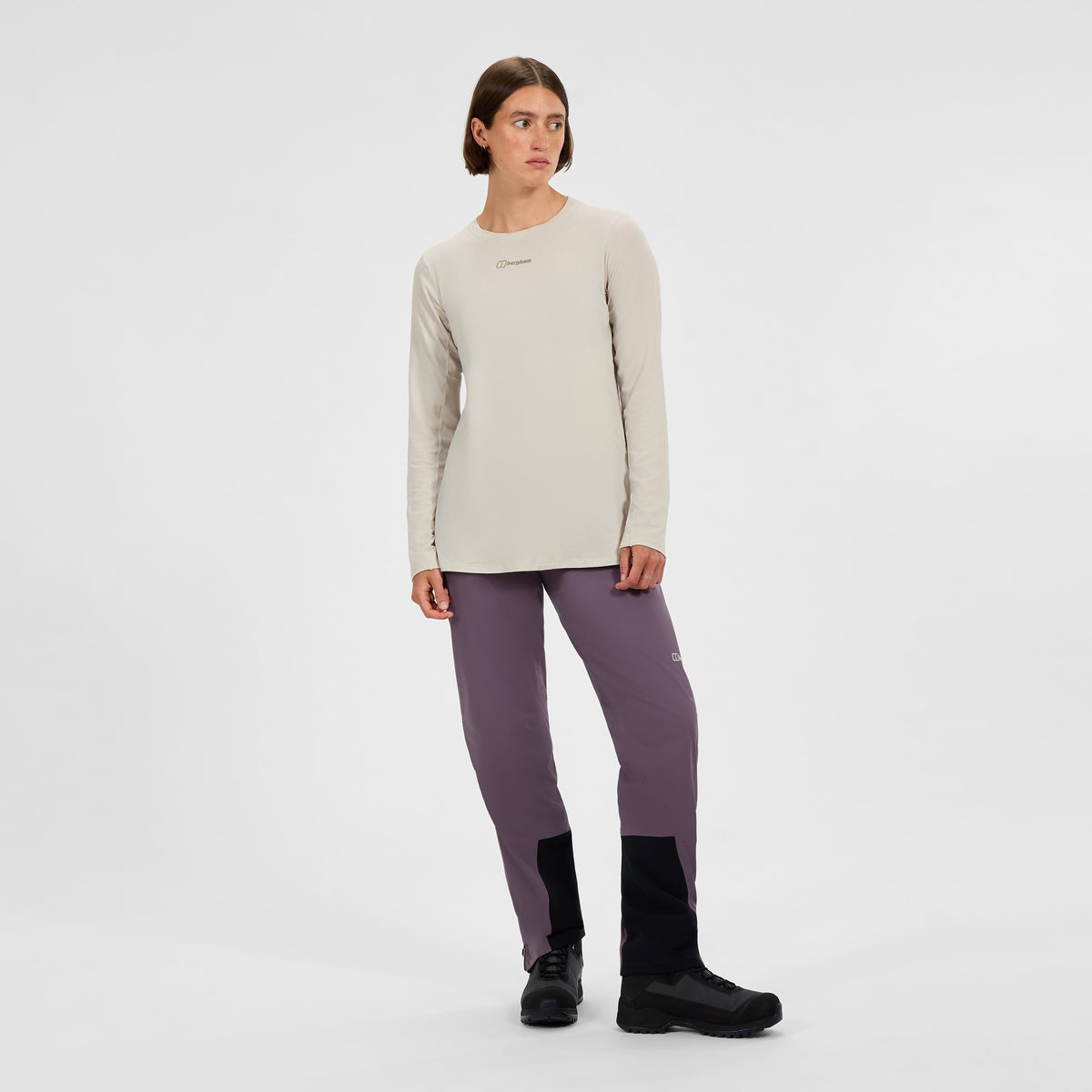 Berghaus Delta Long Sleeve Tech Women's Long Sleeve Top - Grey