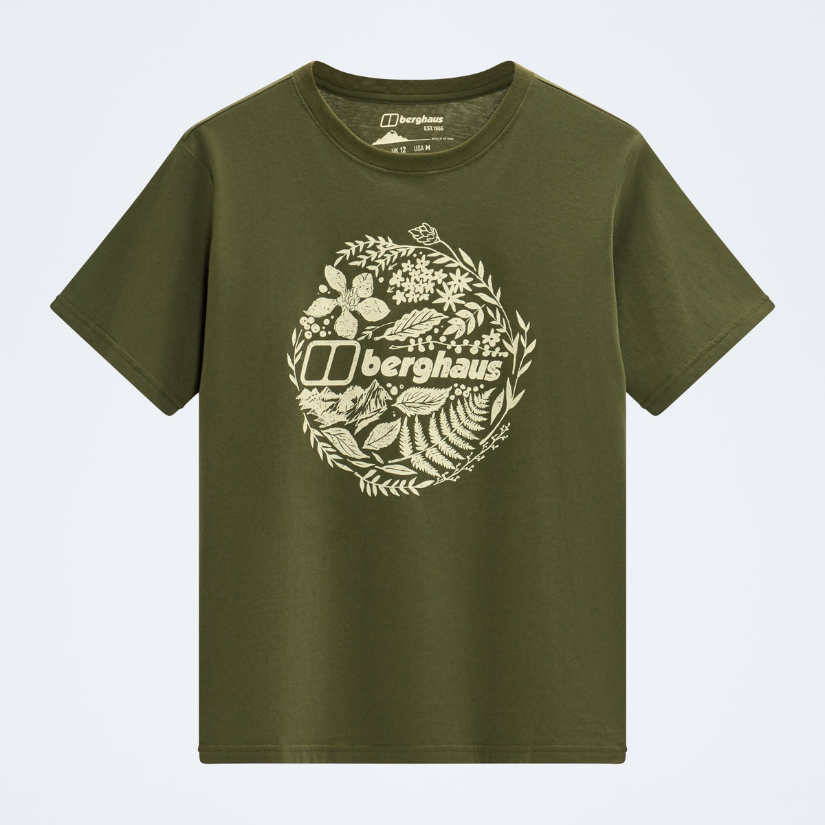 Berghaus Foliage Essential Women's T-Shirt - Cheviot Green