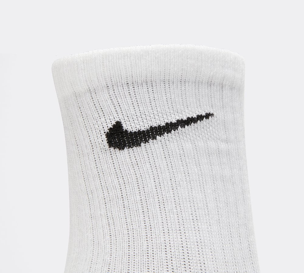 Nike Junior 3 Pack Basic Crew Sock - White