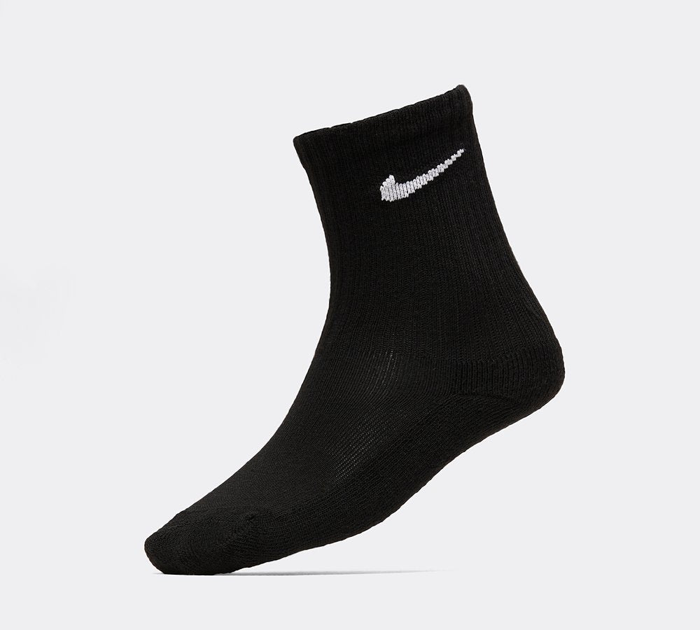 Nike Junior 3 Pack Basic Crew Sock - Black