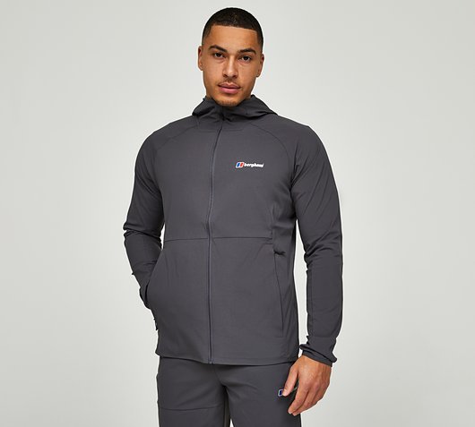 BERGHAUS THERAN FULL ZIP JACKET - GREY