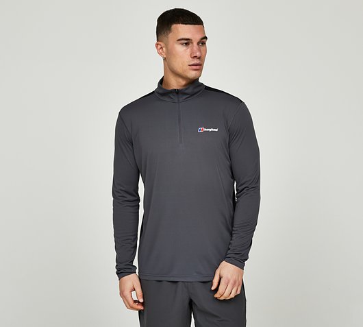 BERGHAUS WAYSIDE 1/2 ZIP - GREY